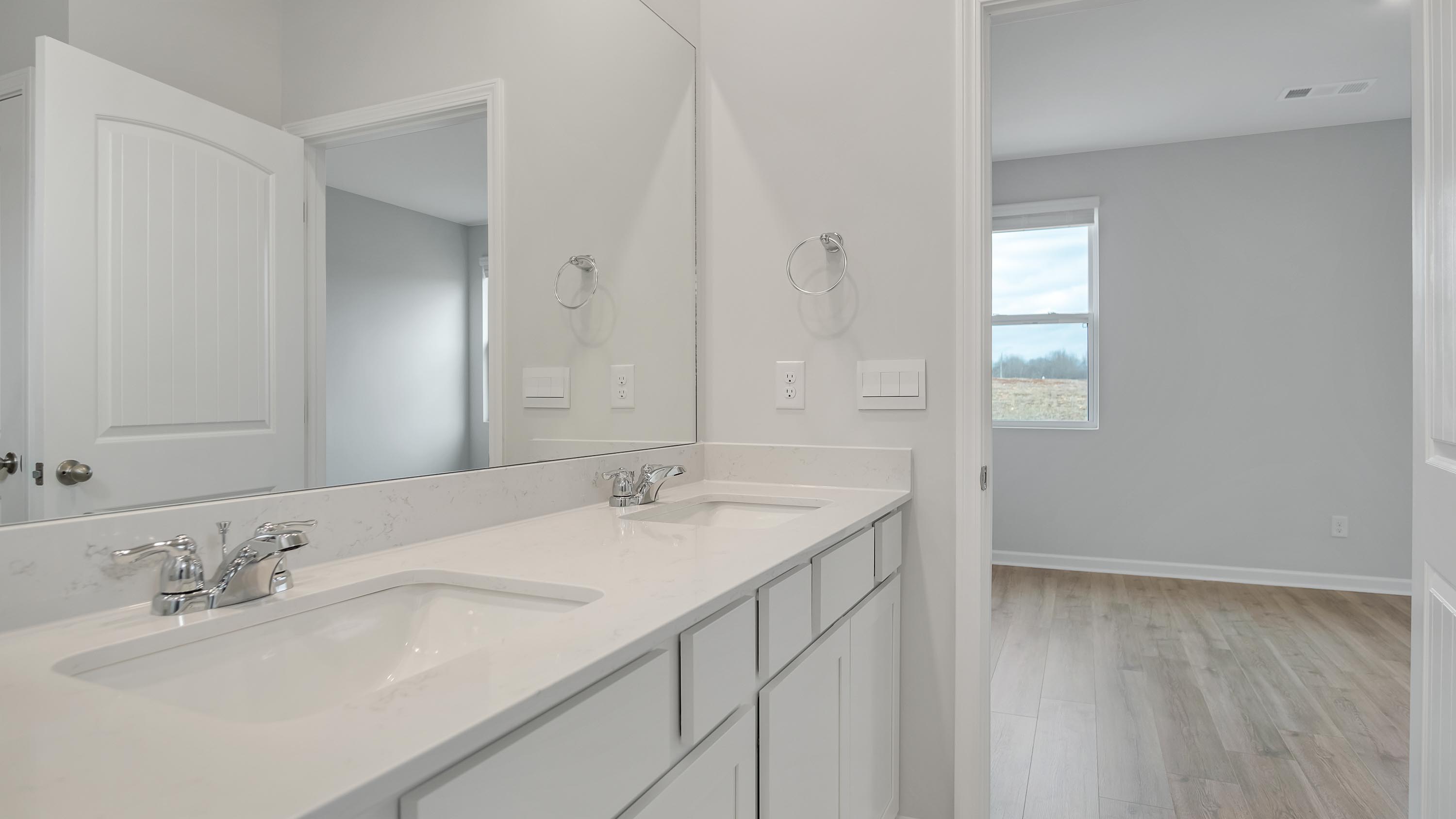 Quartz countertops master bath