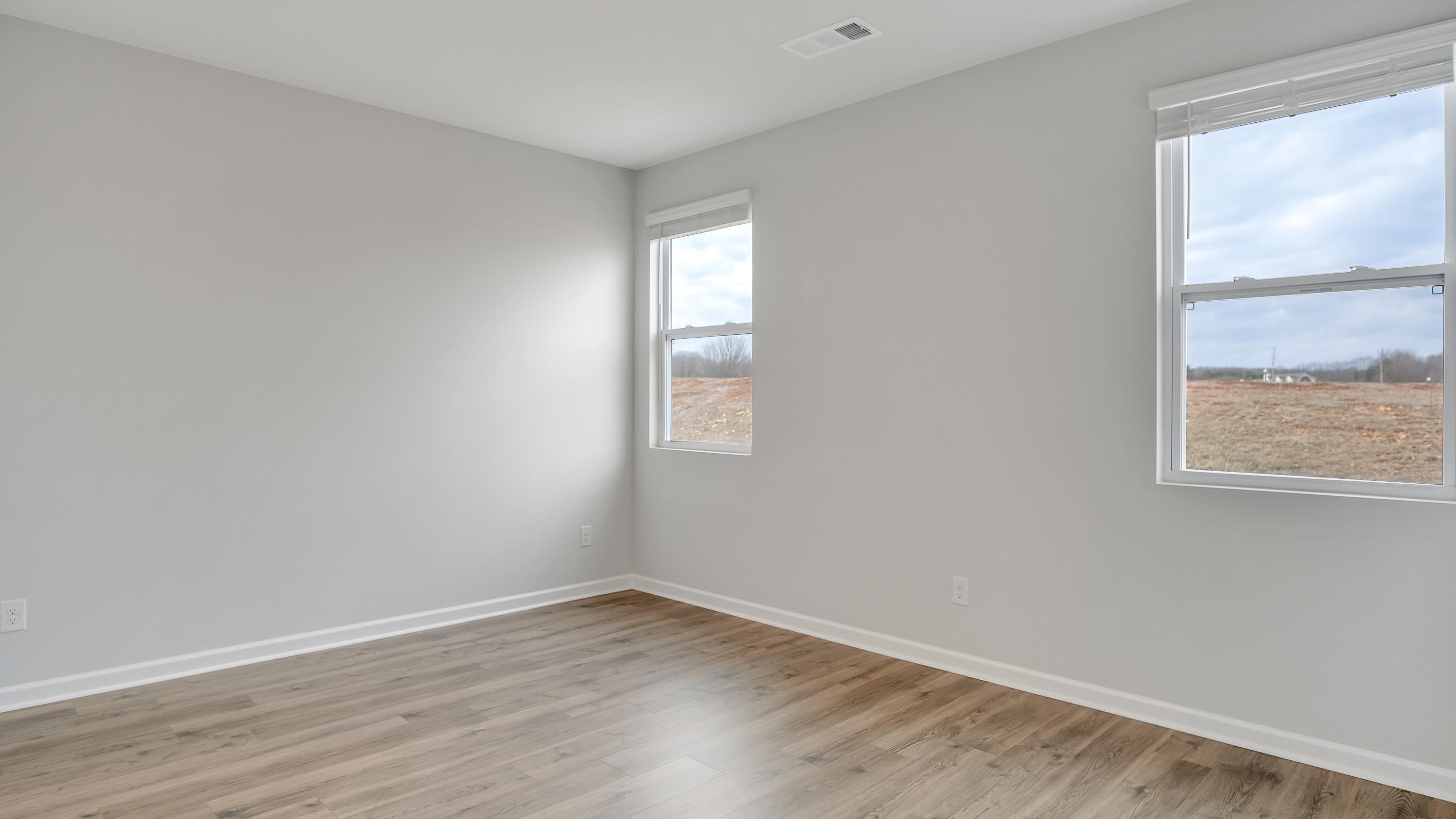 Master bedroom with natural lighting