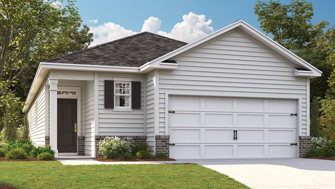 Rendering of home for the Desmond floorplan.