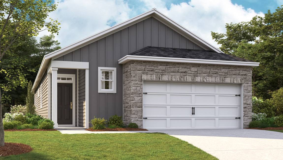 Rendering of home for the Desmond floorplan.