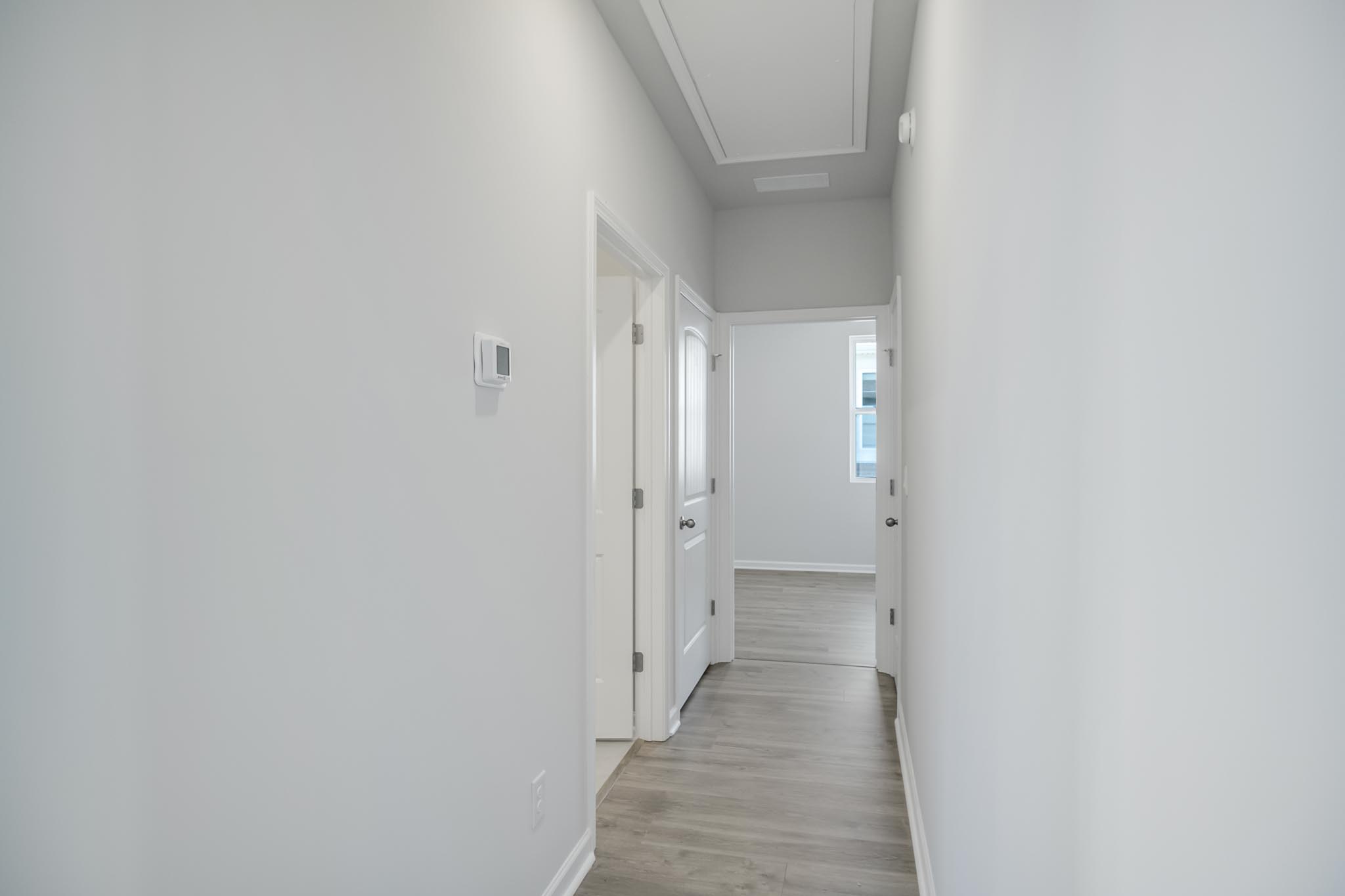 Hallway near bedrooms.