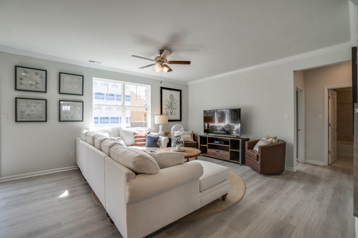 Open concept family room