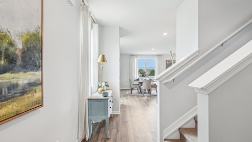 Entry way of new single family home