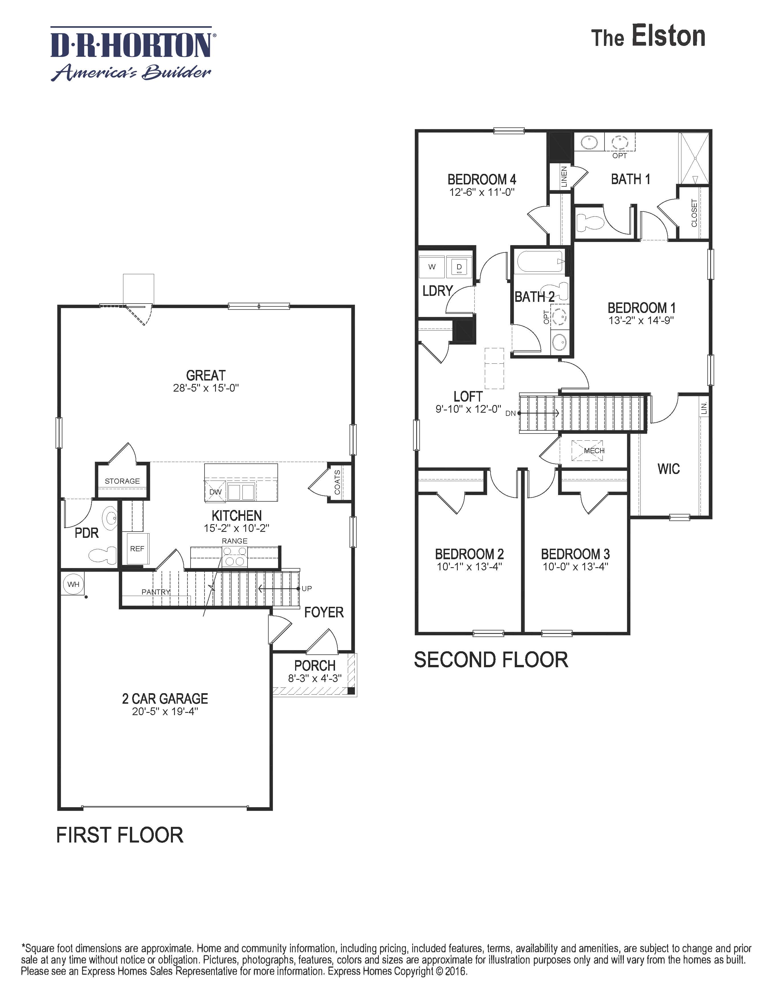Elston floorplan