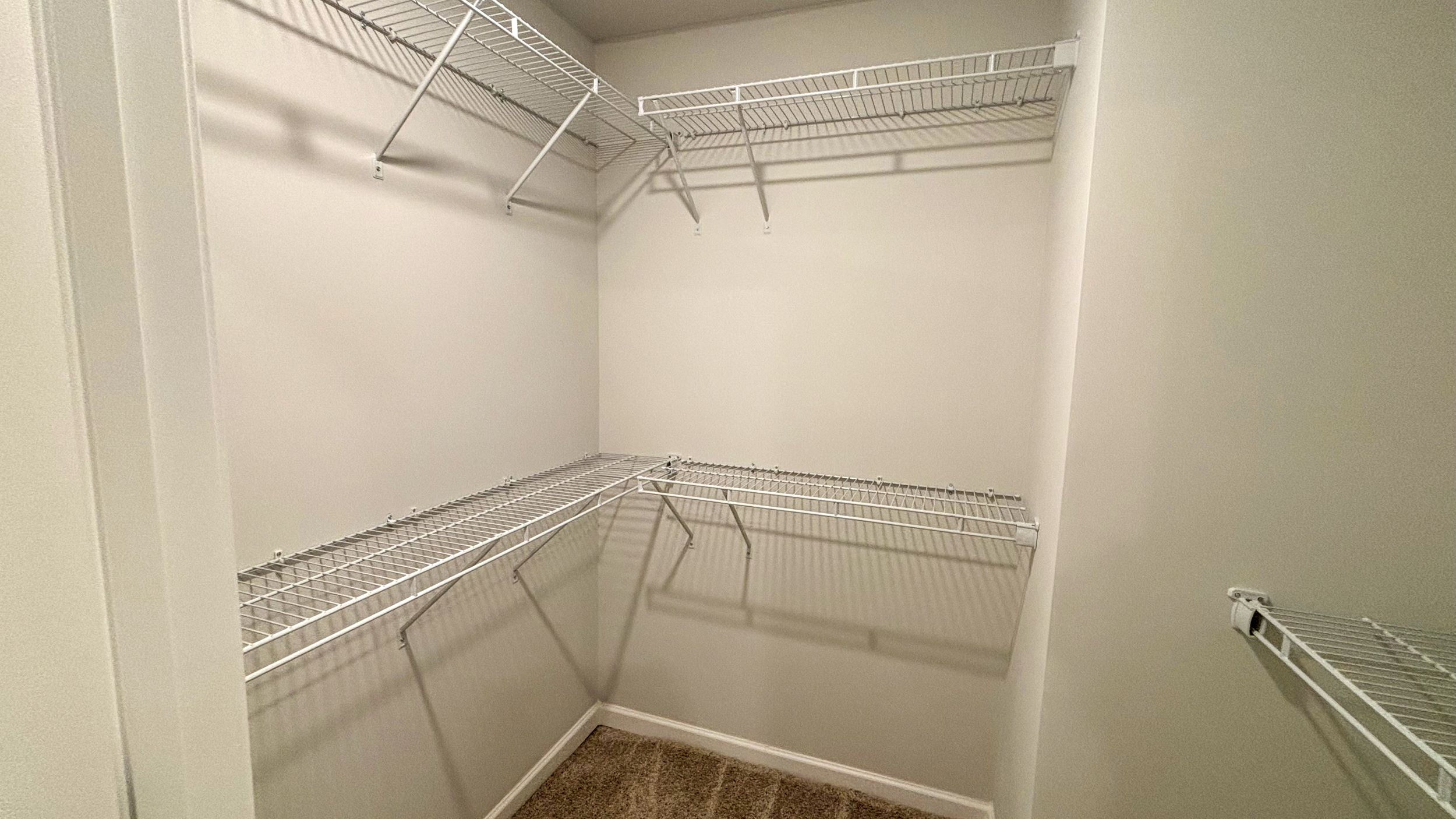 Primary closet