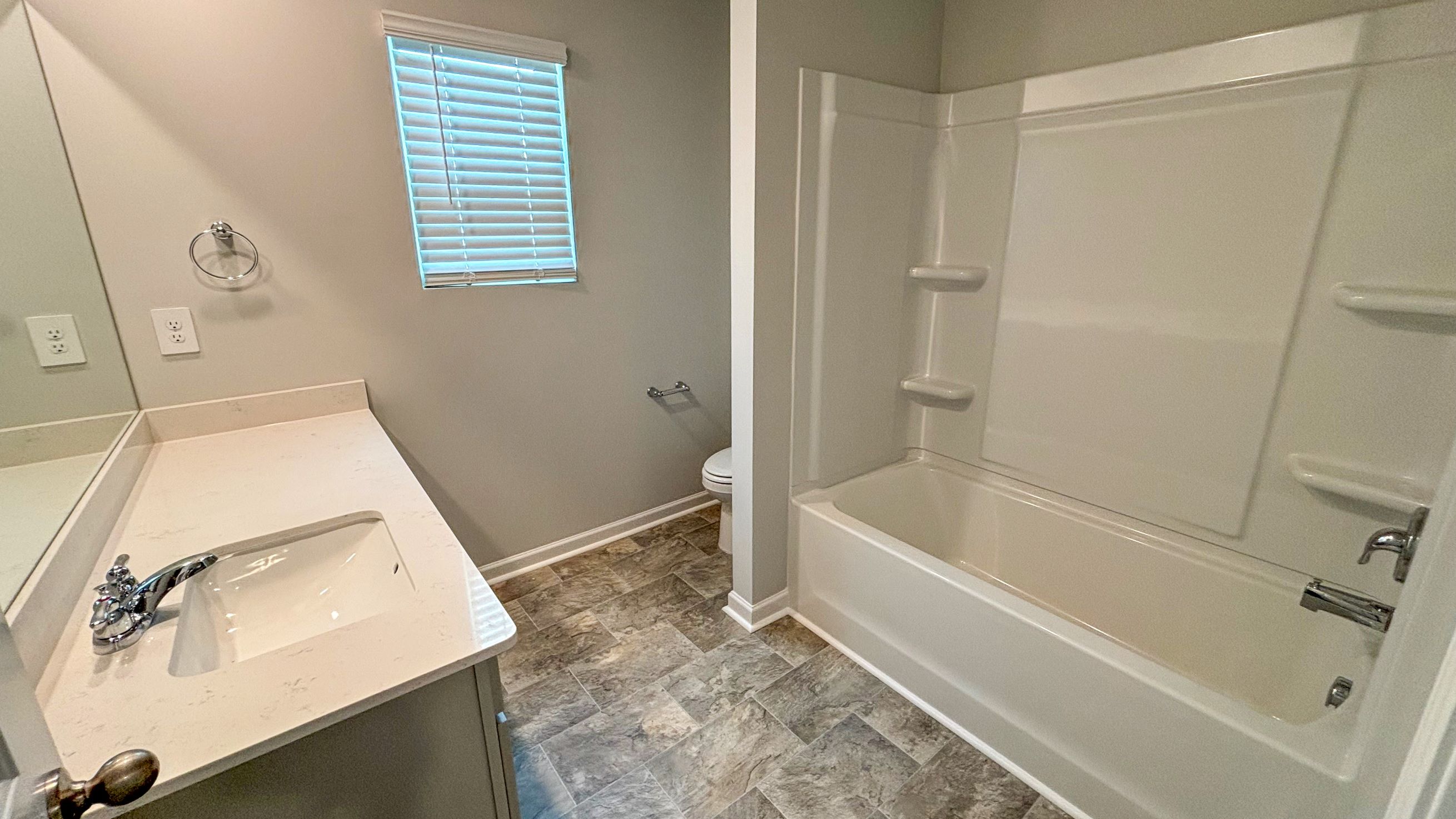 Bathroom with quartz countertops