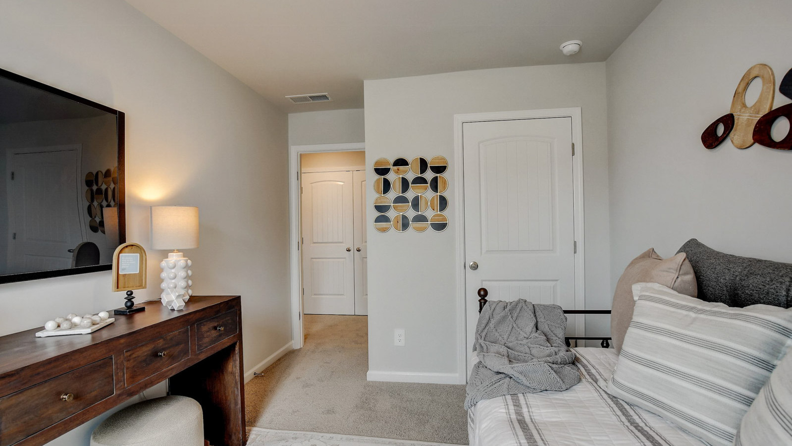 Light-filled flex, office, game, entertainment, craft room by D.R. Horton of this thoughtfully designed home