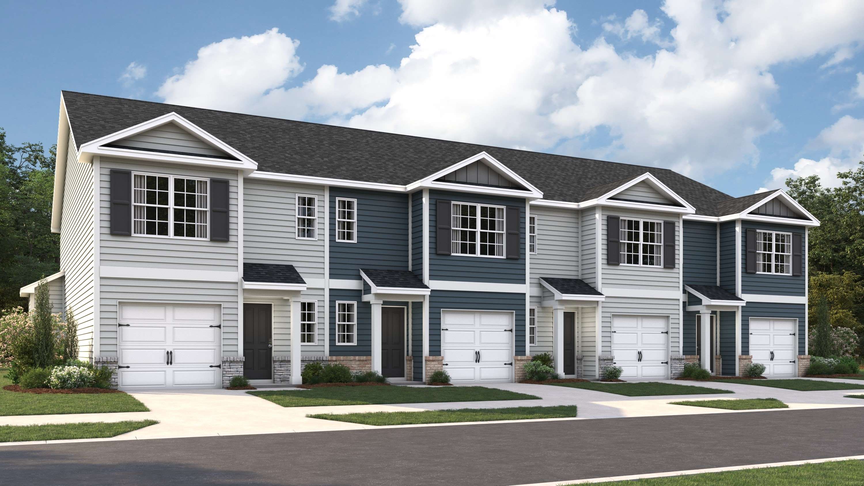 Floor Plan in Saddle Trace Townhomes LEWISBURG, TN D.R. Horton