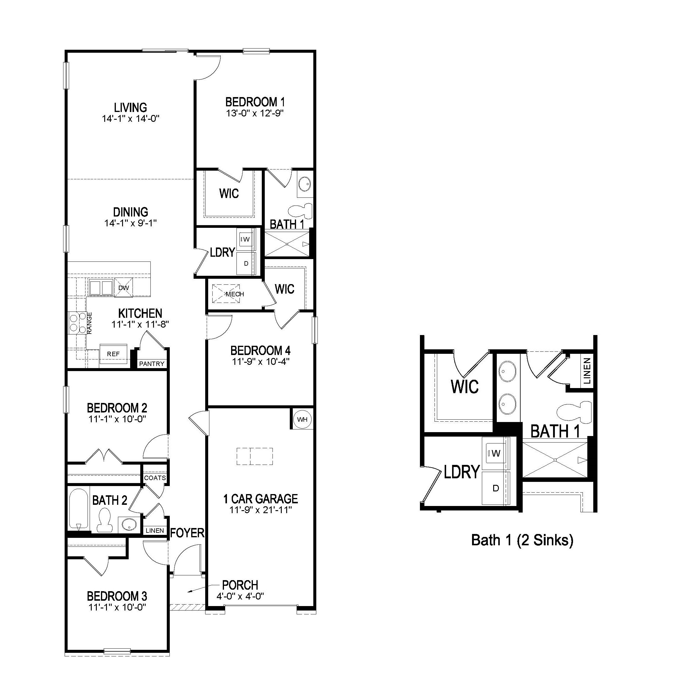 Cameron floorplan
