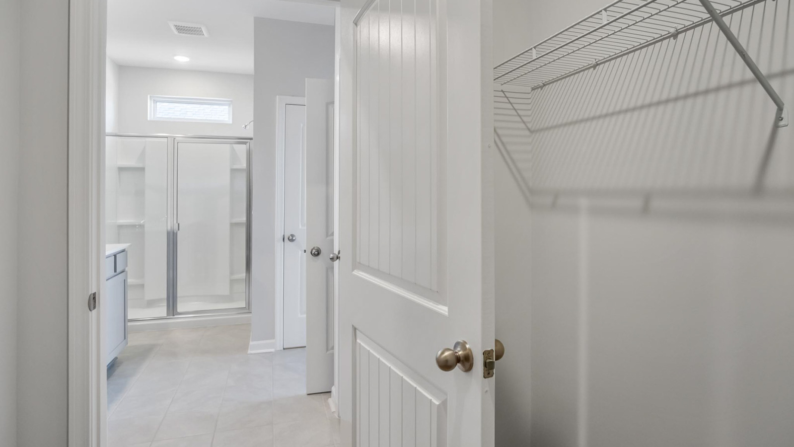 Bathroom in new single family home