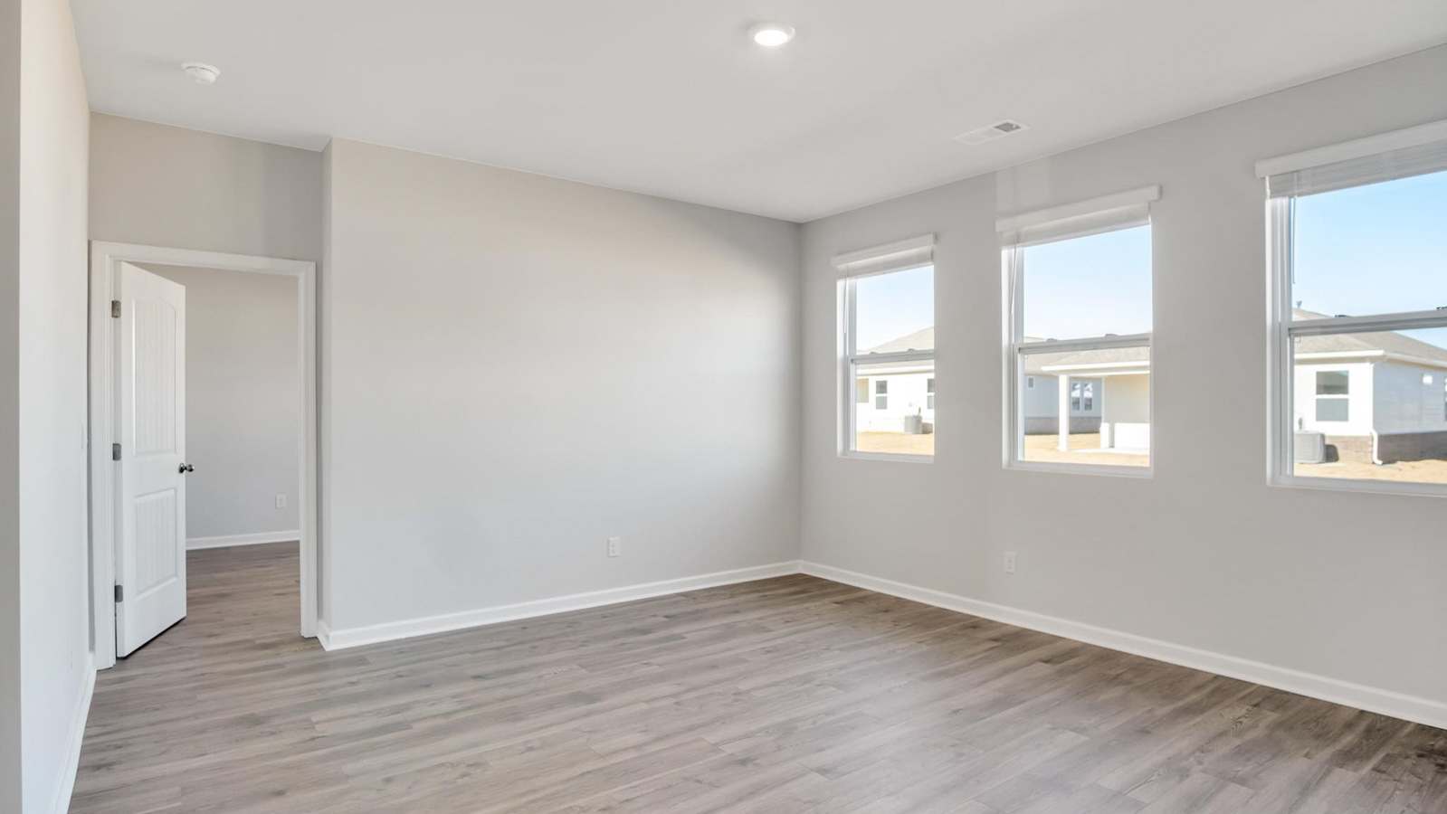 Bedroom in new single family home