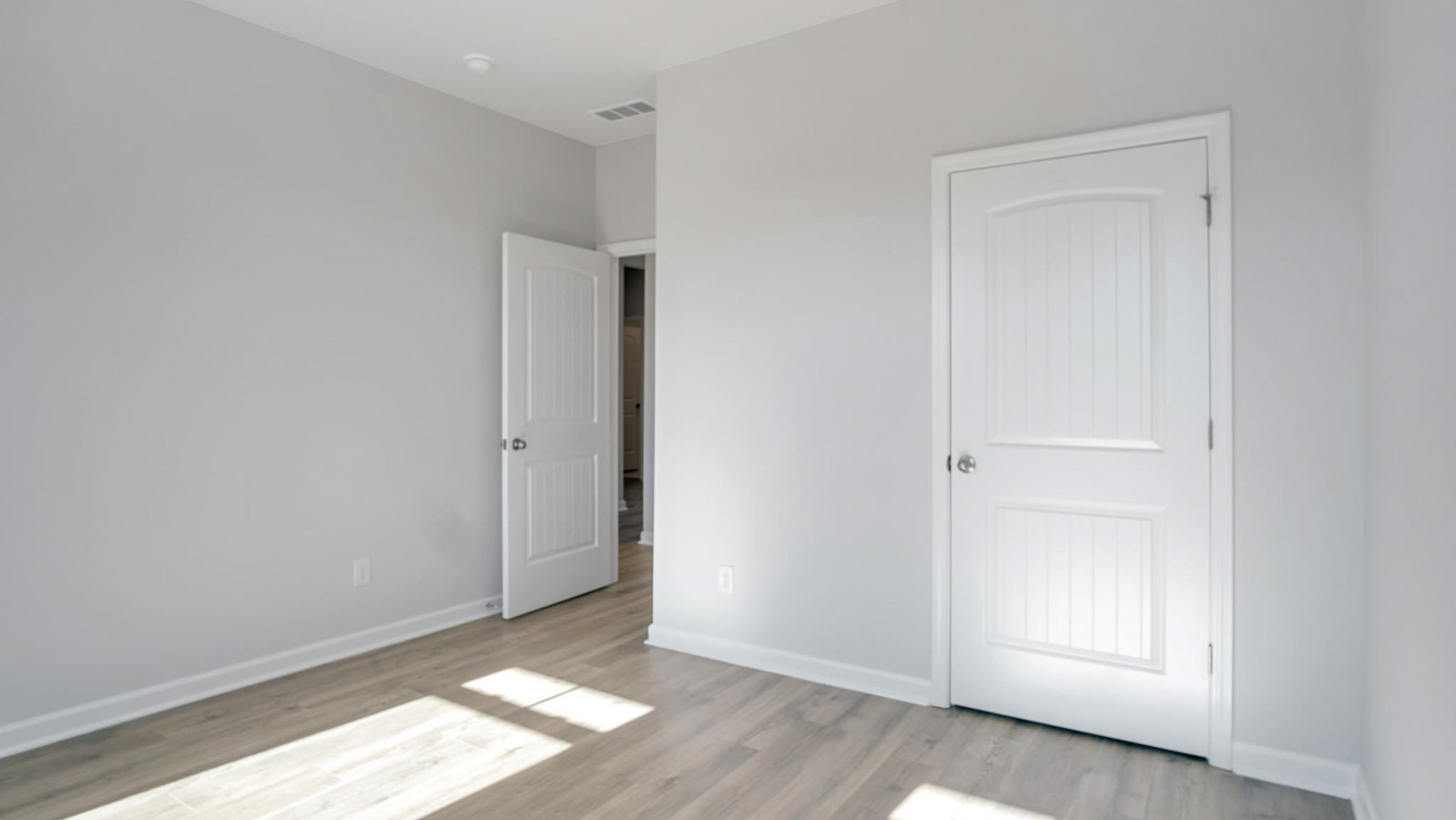 Bedroom in new single family home
