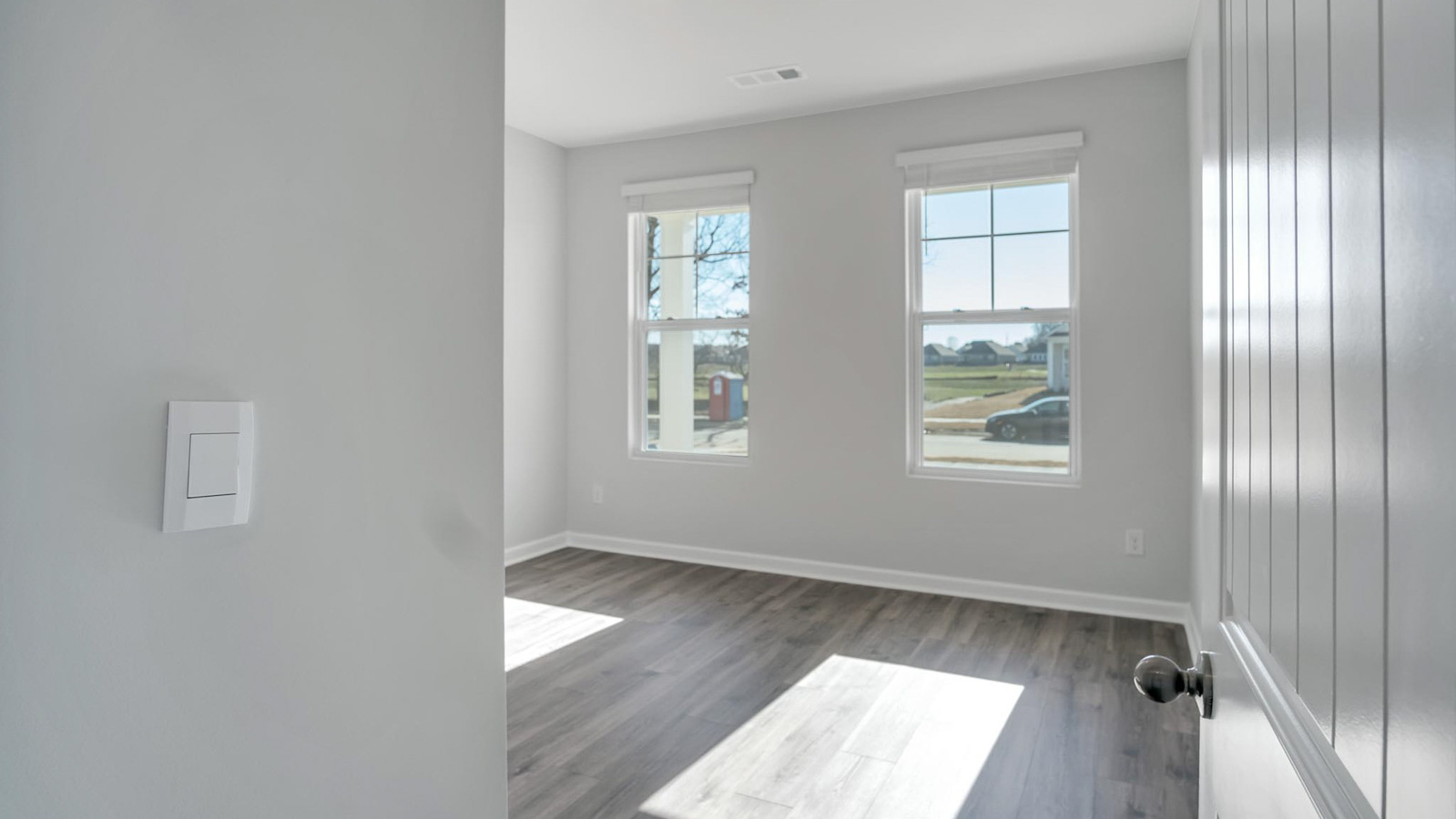 Bedroom in new single family home