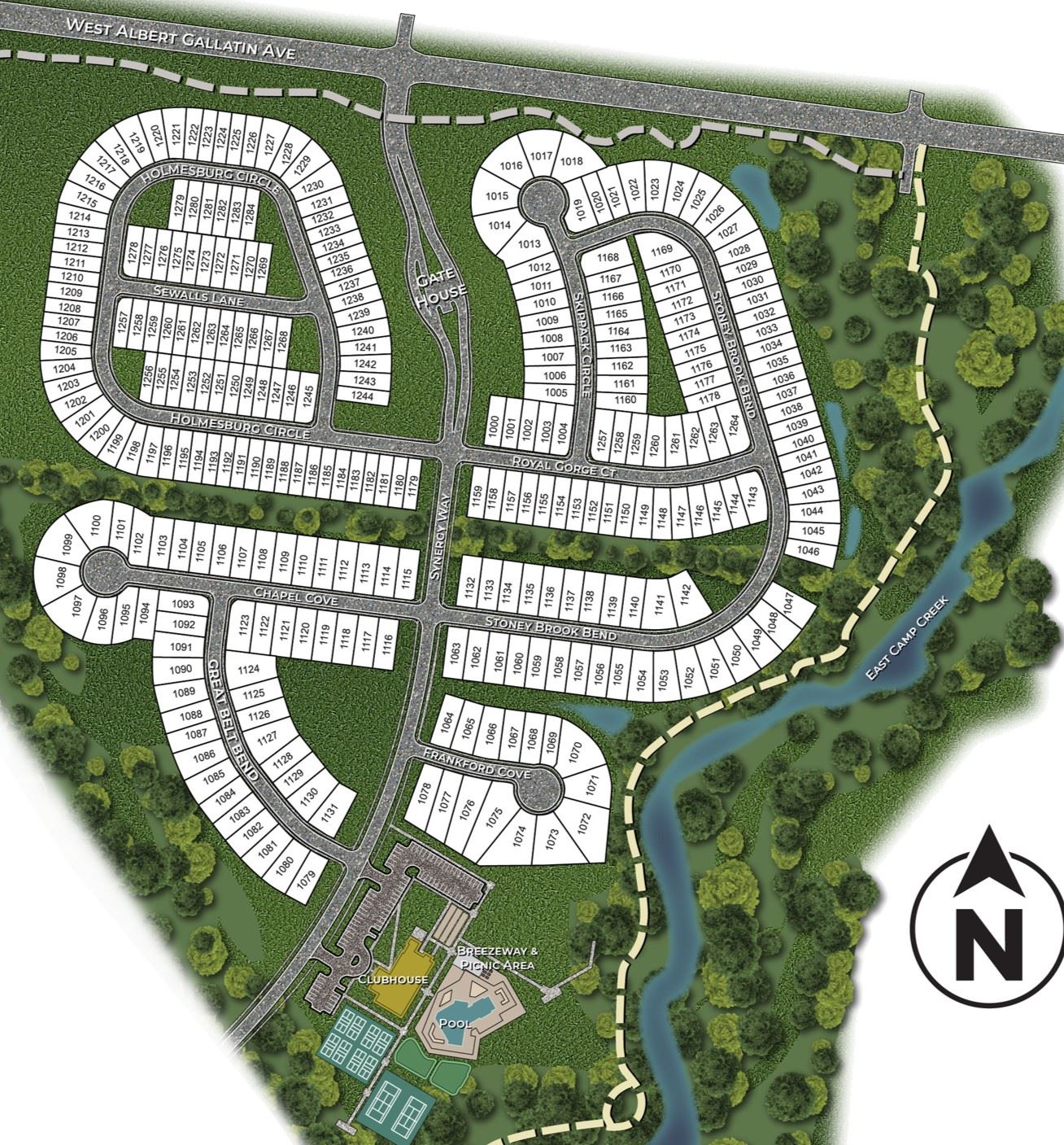 Static Lot Map
