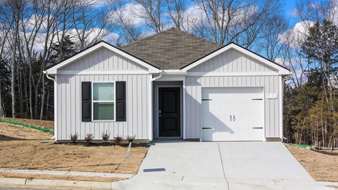 Exterior of new single family home