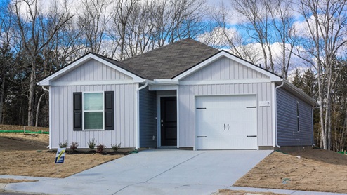 Exterior of new single family home