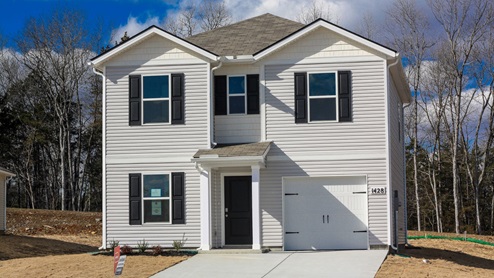Exterior of new single family home