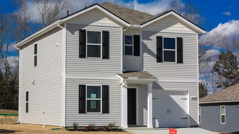 Exterior of new single family home