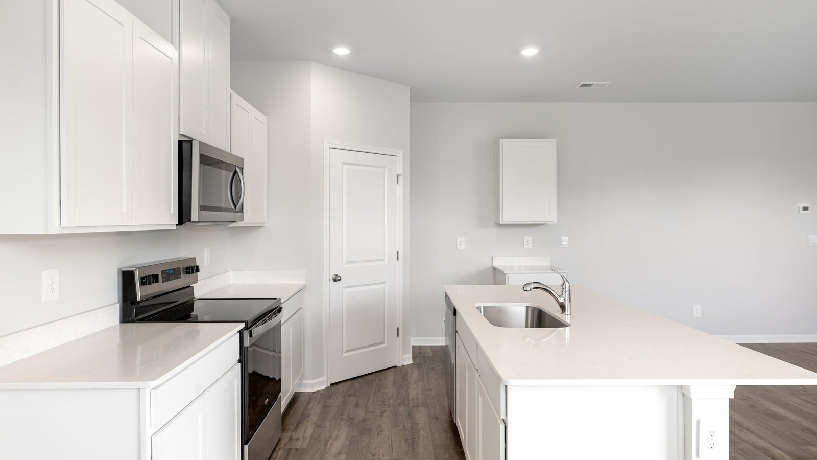 Kitchen with quartz countertops