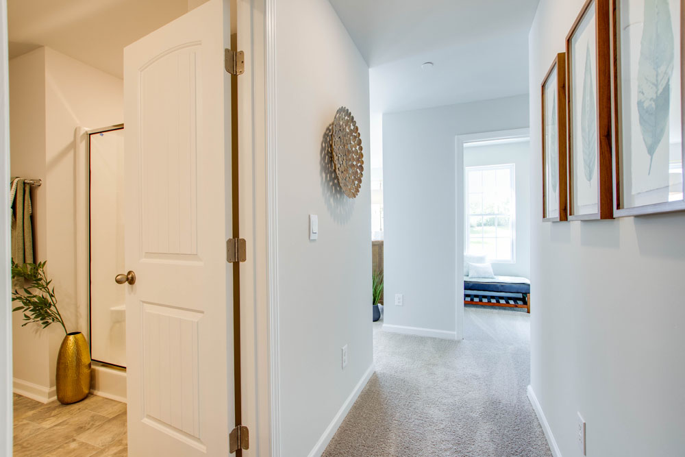 Inside view of a furnished two-story townhome in paddington place in baxter TN