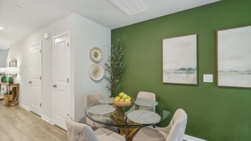 Open concept dining room
