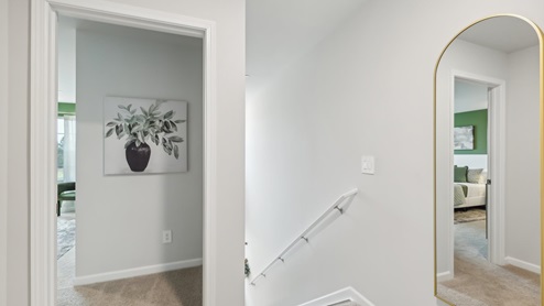 Upstairs of new modern townhome