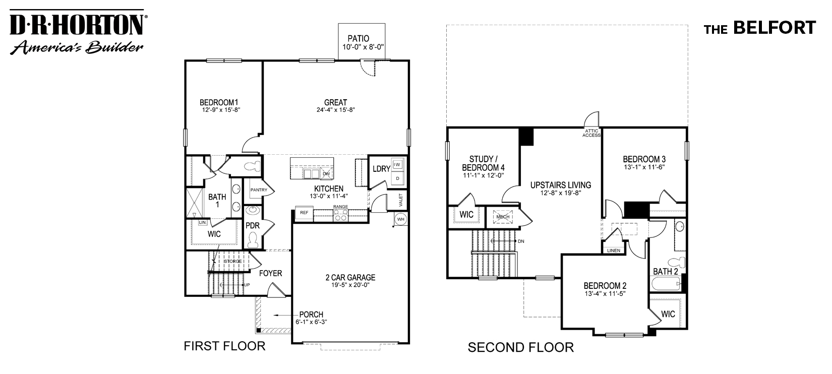 Floor Plan in Timber Walk | Cookeville, TN | D.R. Horton
