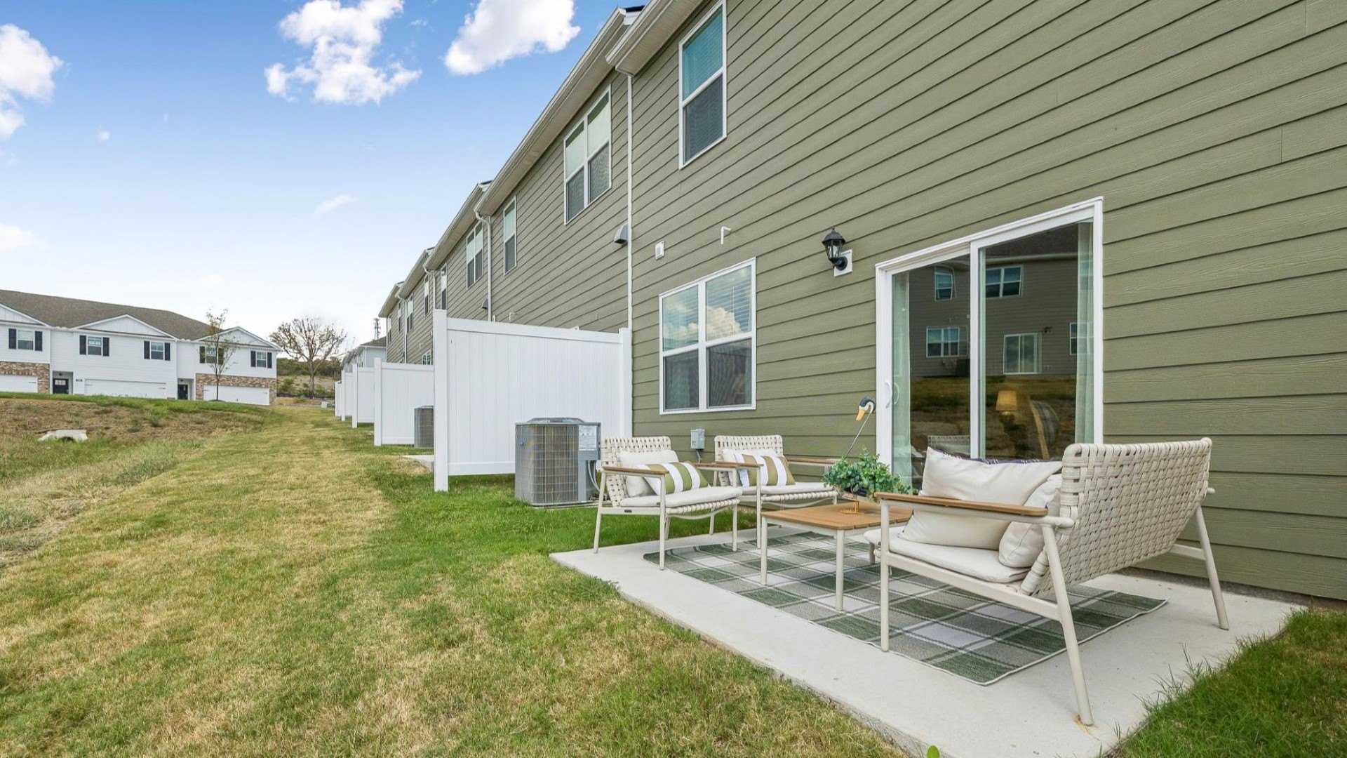 Exterior of Pattison townhome
