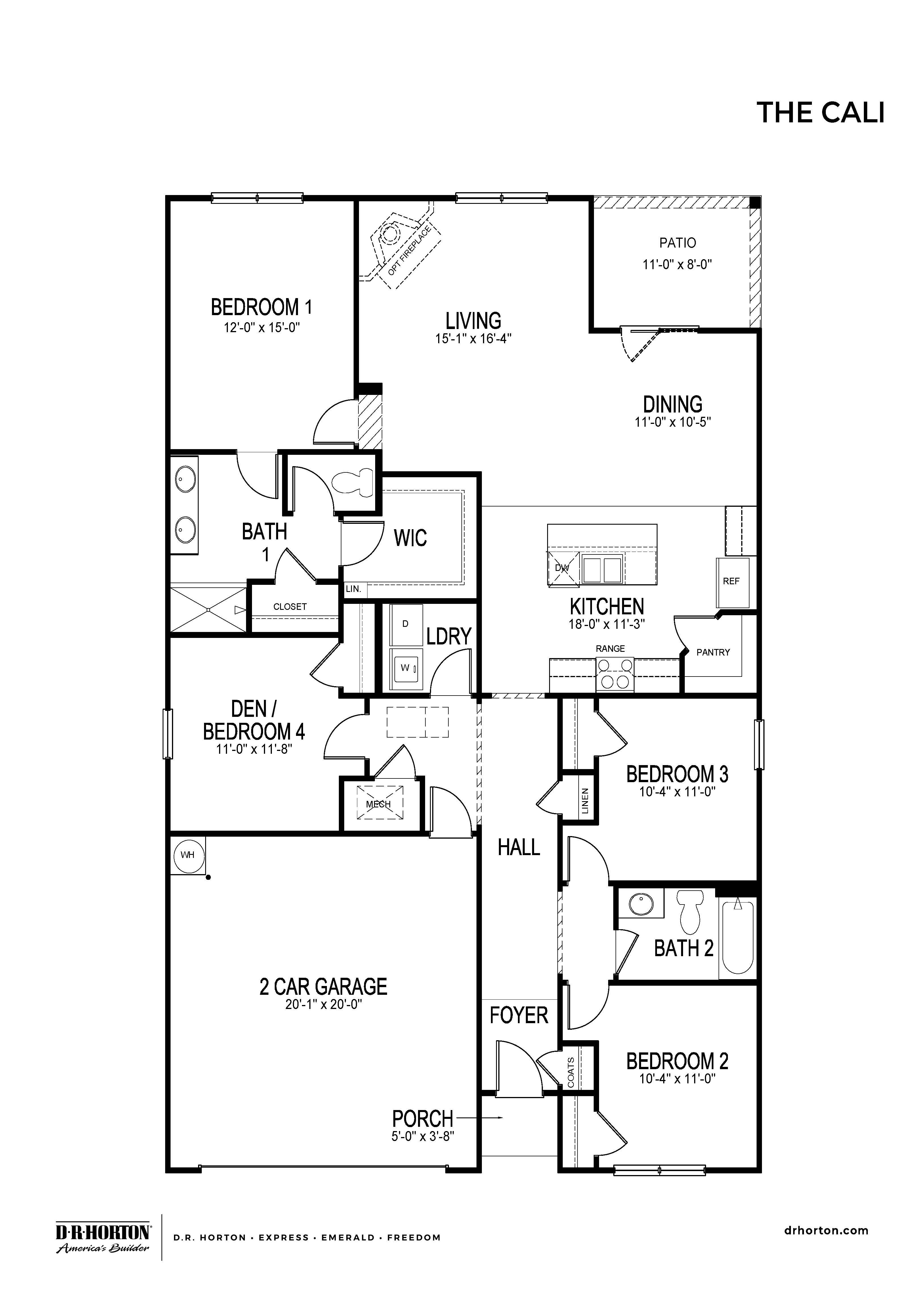 cali floorplan