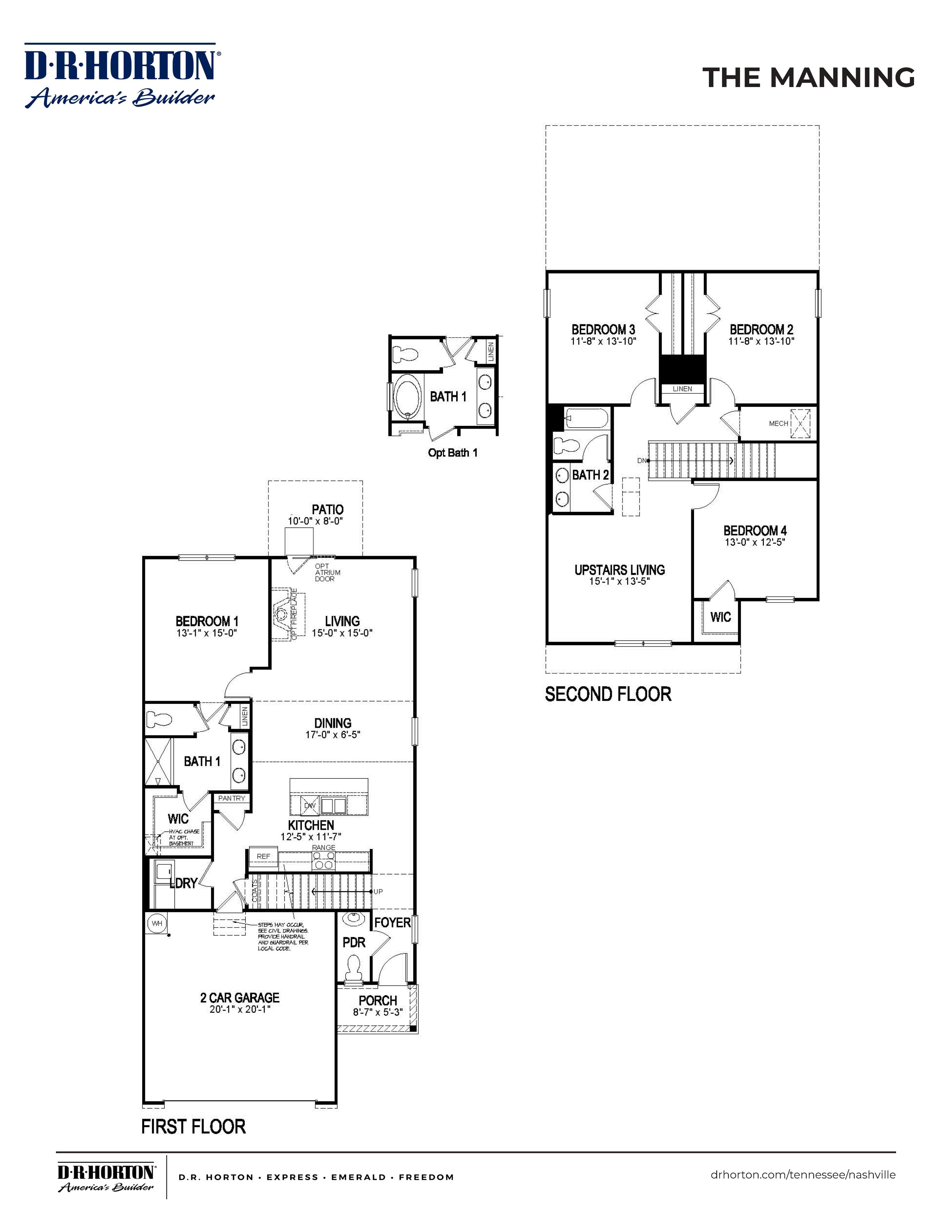 Manning floorplan