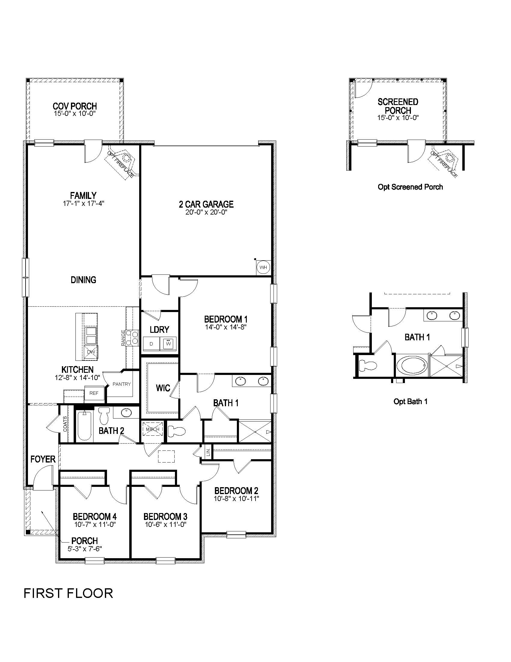 Bryan floorplan