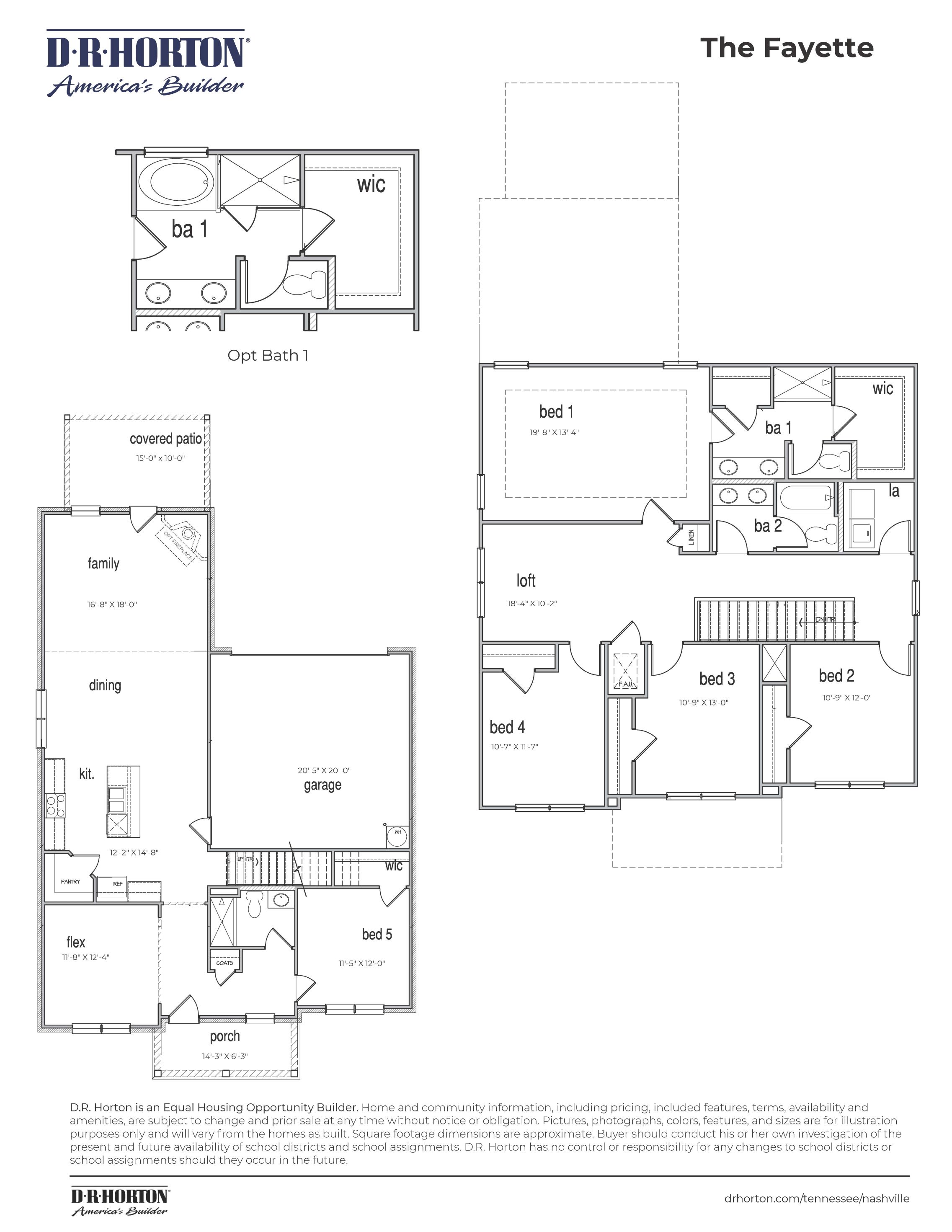Fayette floorplan