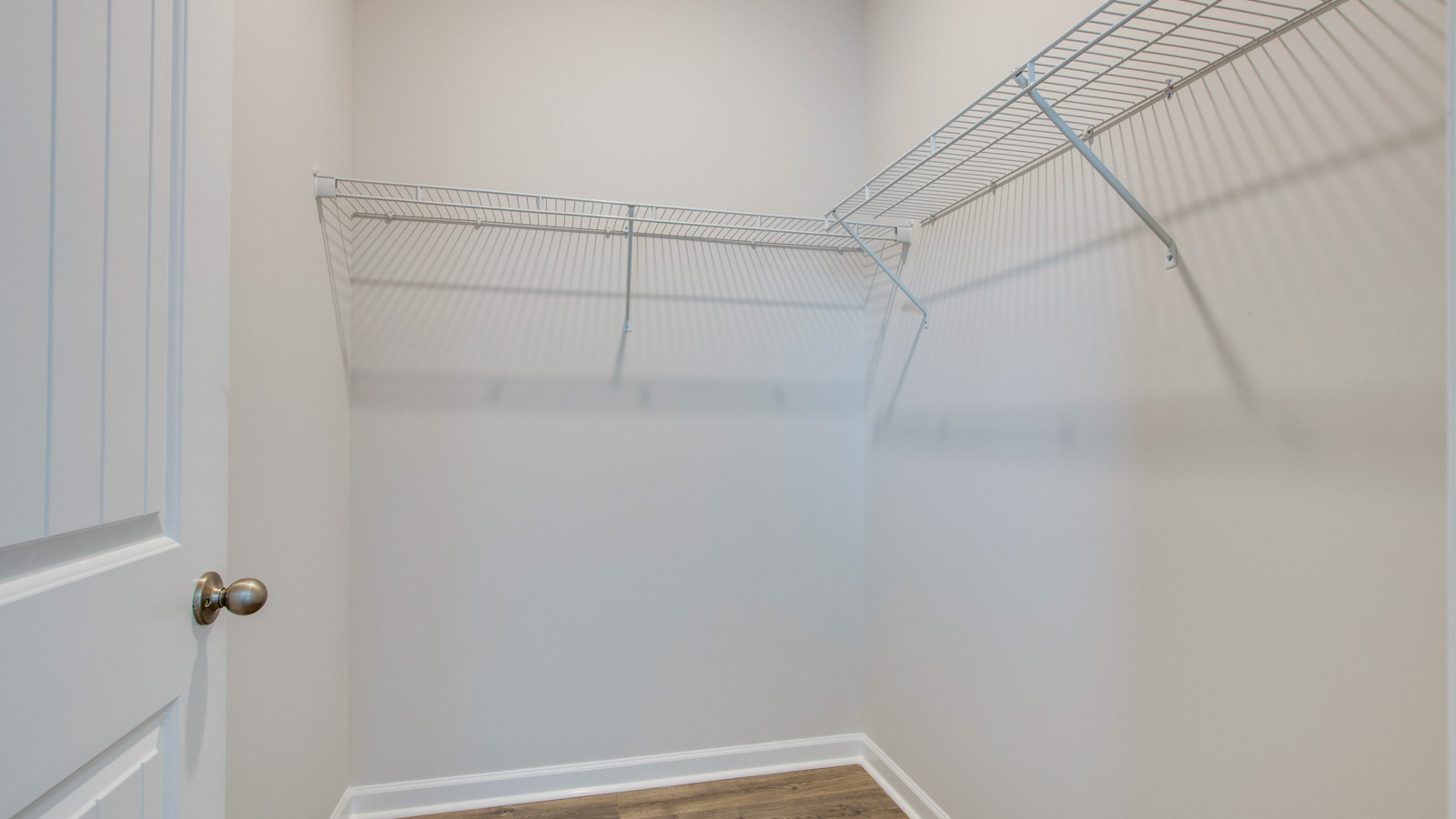 Laundry room in new single family home