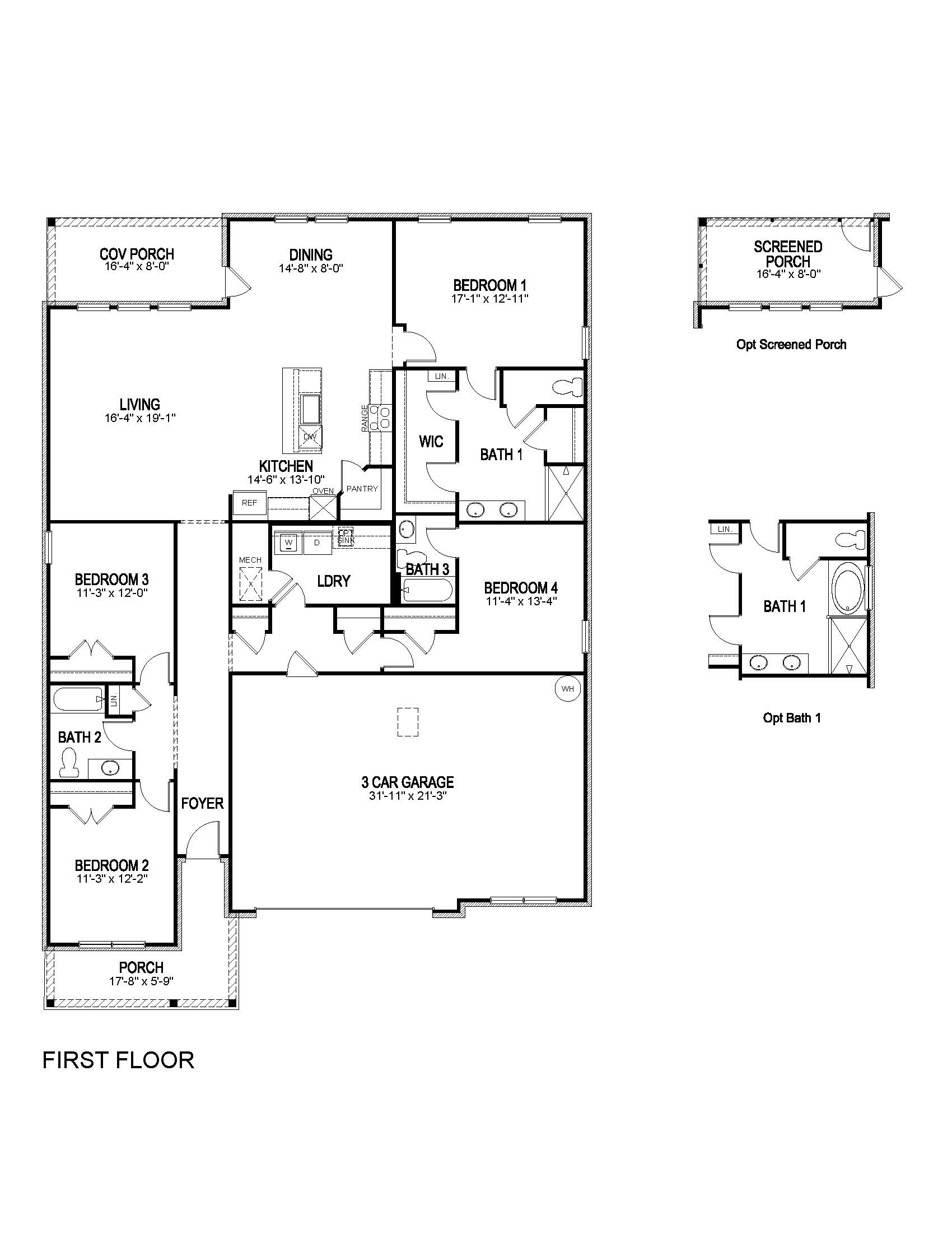 Denham floorplan
