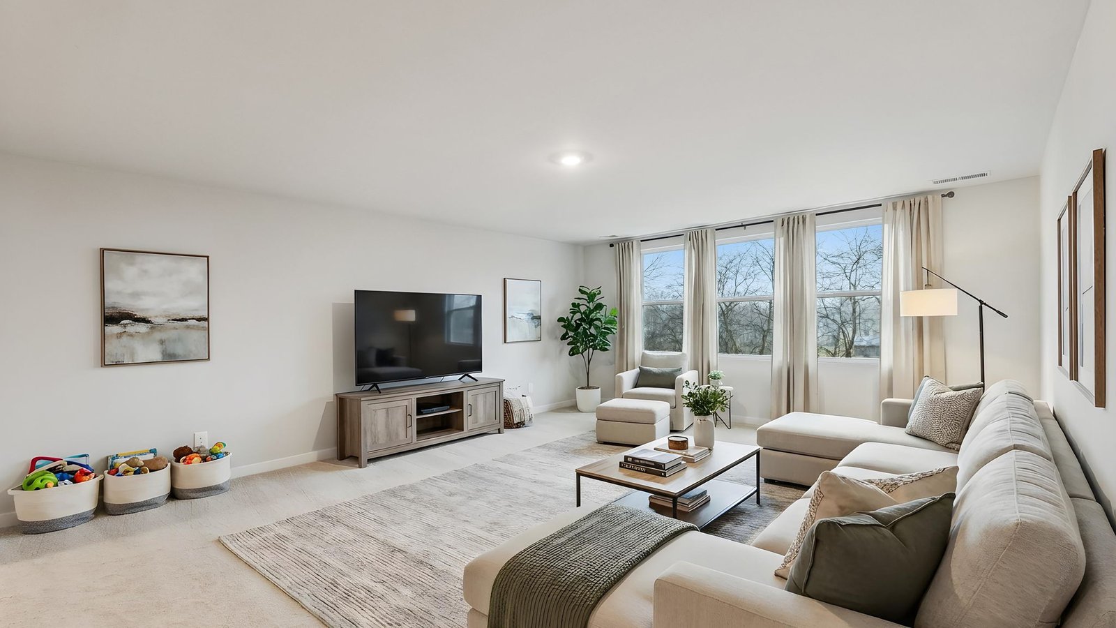 Upstairs family room