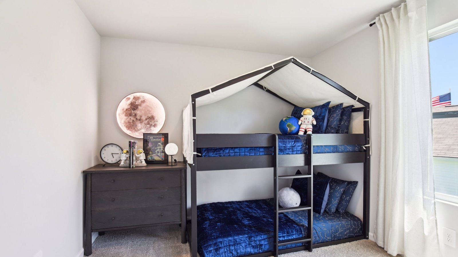 Multi-use bedroom, flex, office, study, craft, entertainment game room in D.R. Horton's new construction home