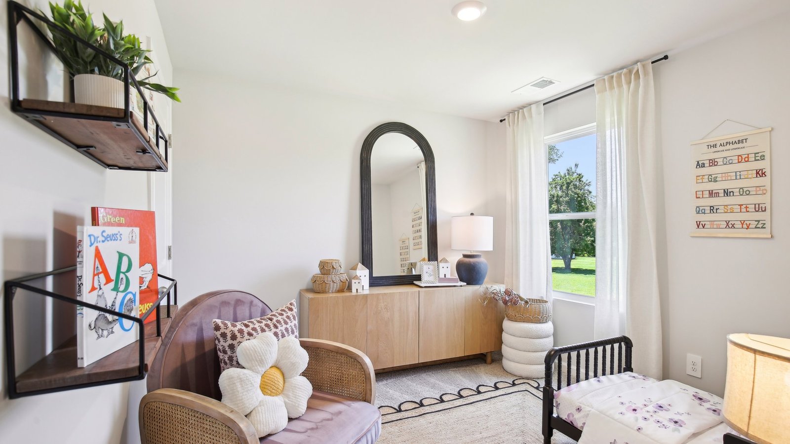 Primary bathroom in this new build home includes extended vanity, quality cabinets, walk-in closet and spa-inspired design