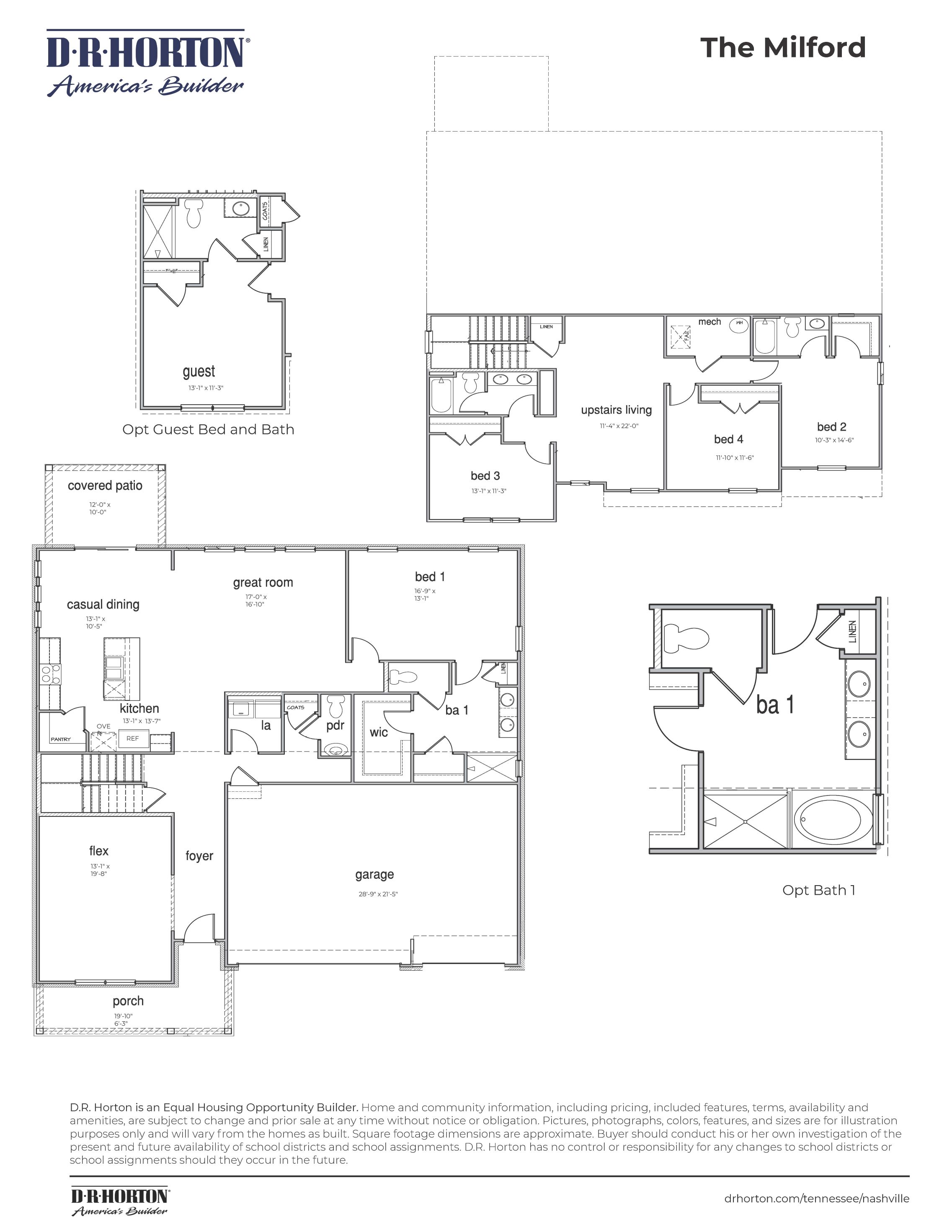 Milford floorplan