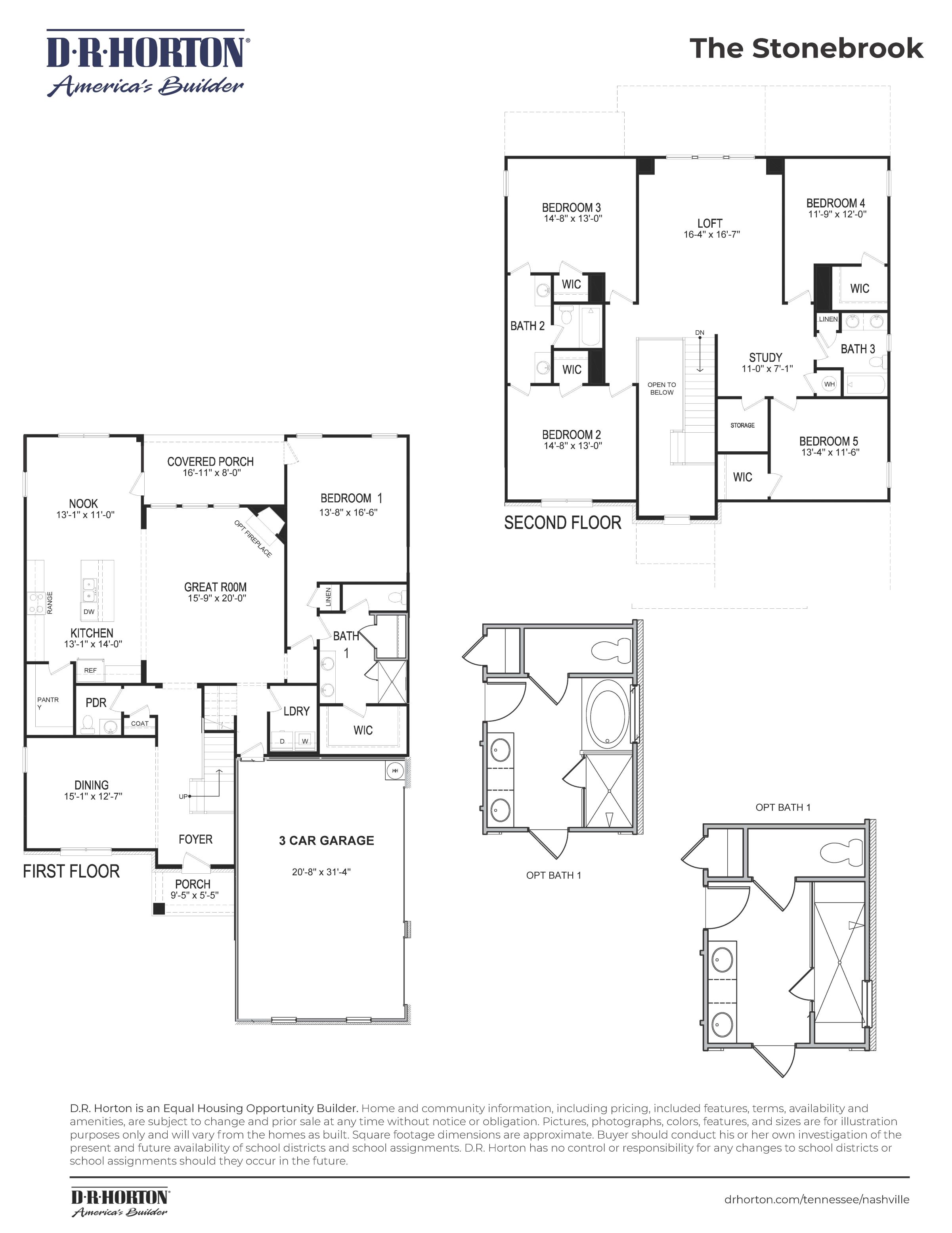 Stonebrook floorplan