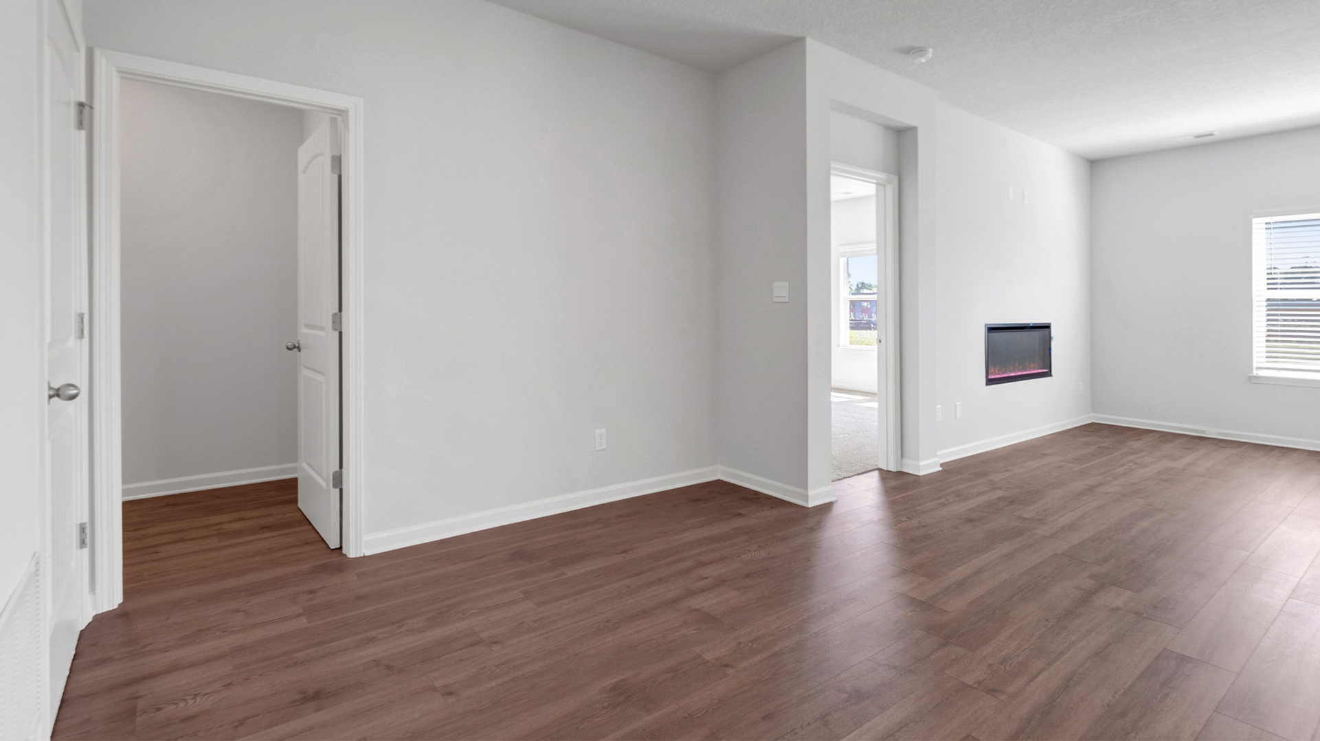 Dining area with vinyl flooring