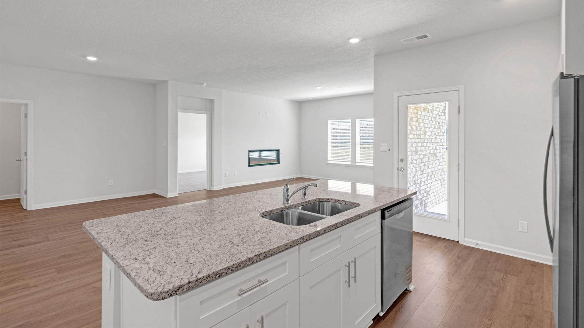Kitchen area overlooking all the main living areas