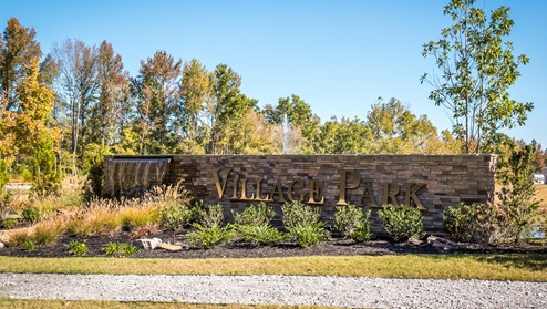village park community entrance in oakland tennessee