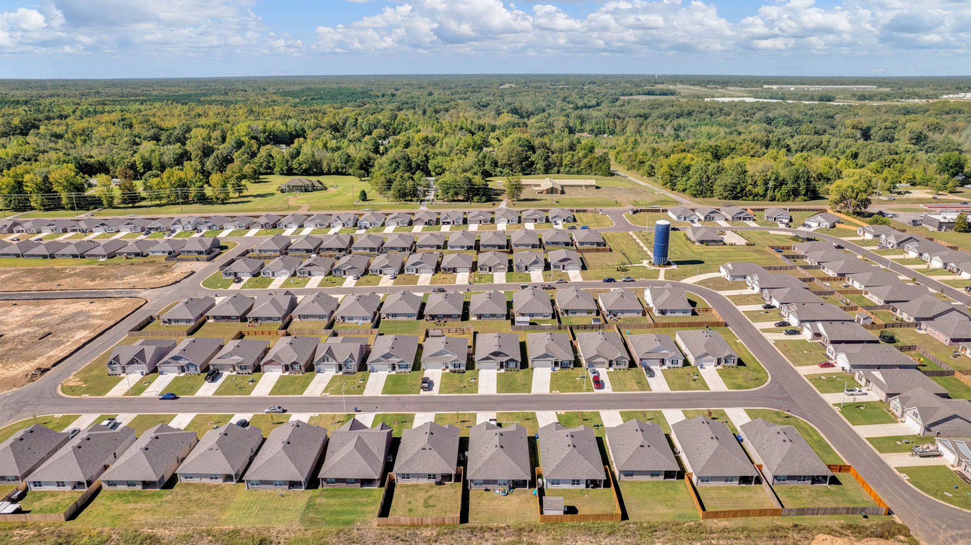 Drone view of our Cayce Pointe community