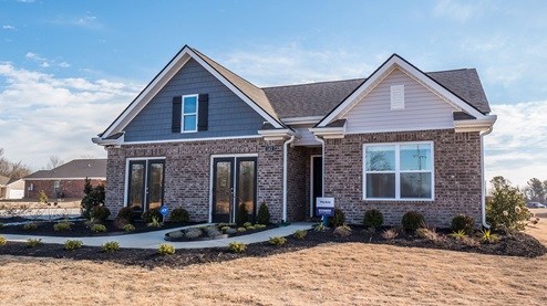 Exterior photo of the Cayce Pointe Model Home