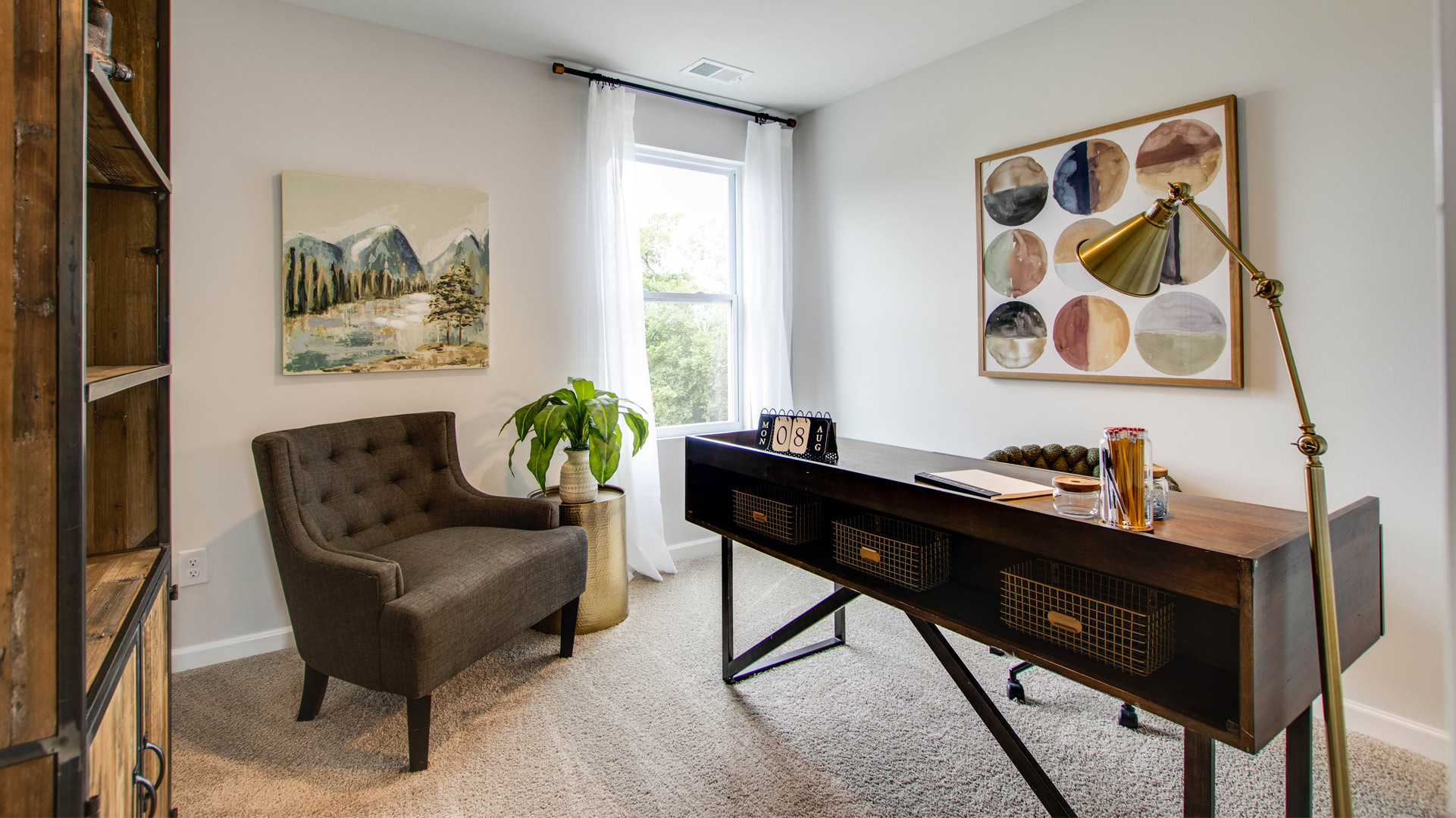 Fourth bedroom shown as a flex space