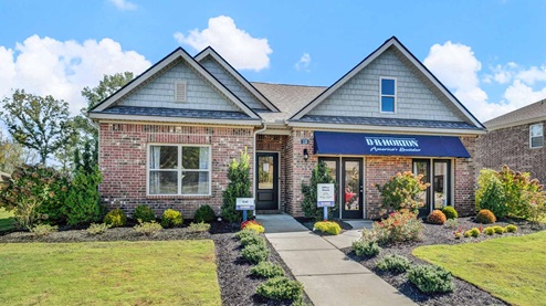Exterior elevation of the Twin Lakes Cali Model Home