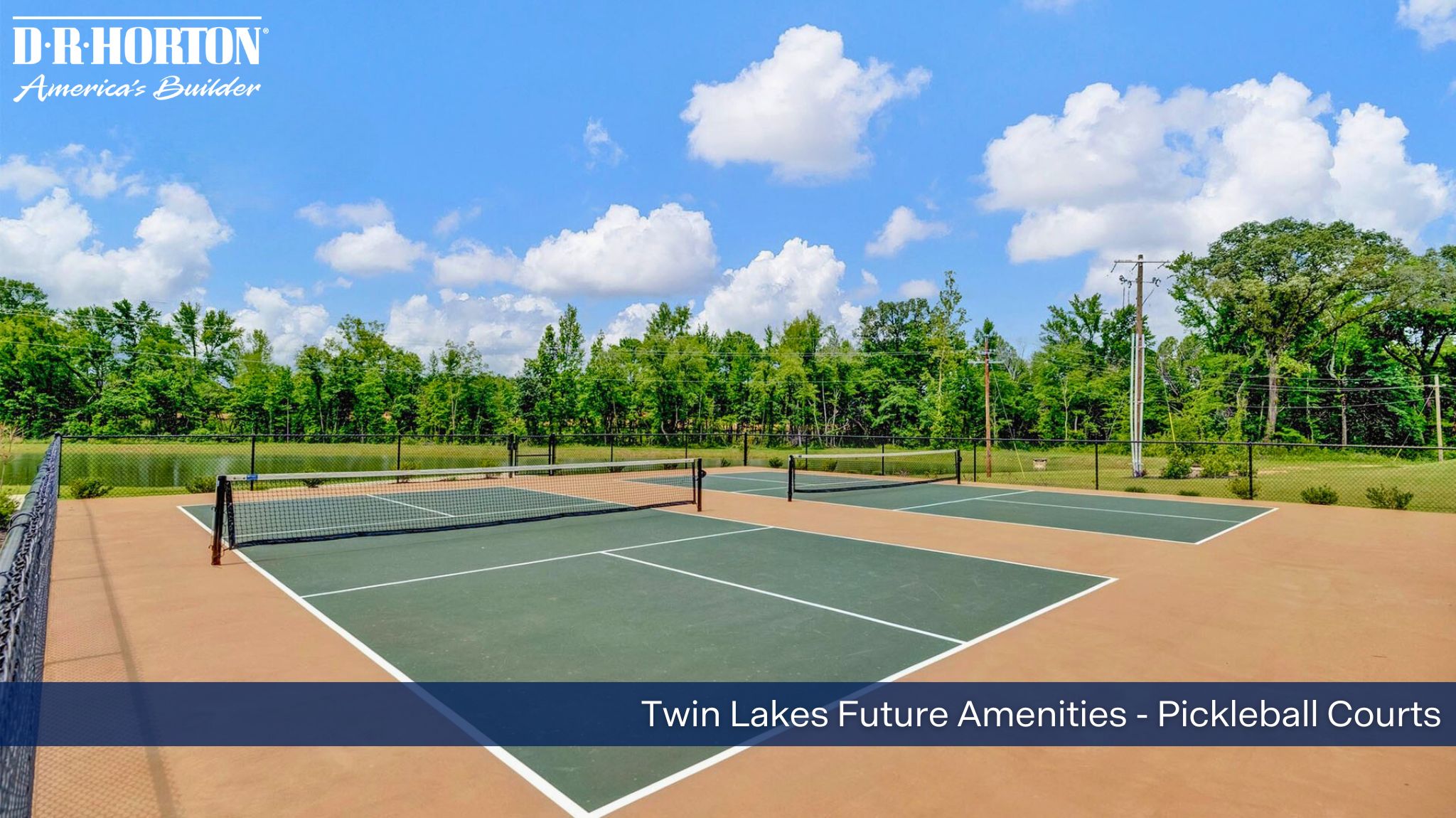 Pickleball courts coming soon for the Twin Lakes community residents