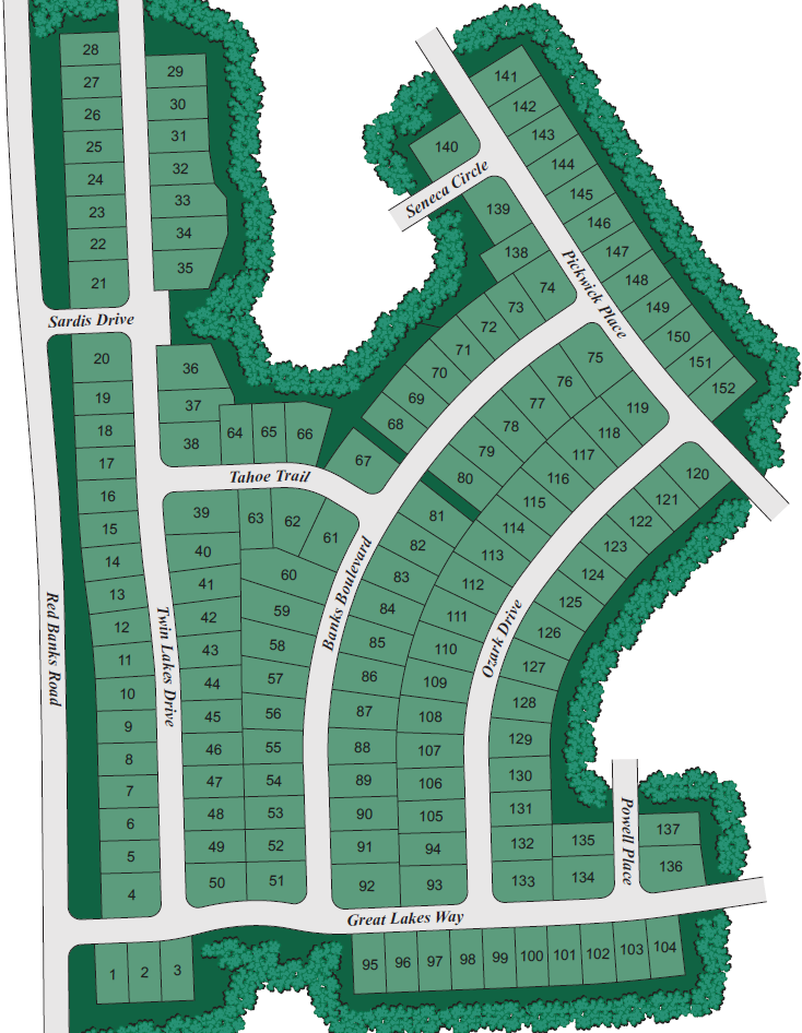 Floor Plan in Twin Lakes Byhalia, MS D.R. Horton