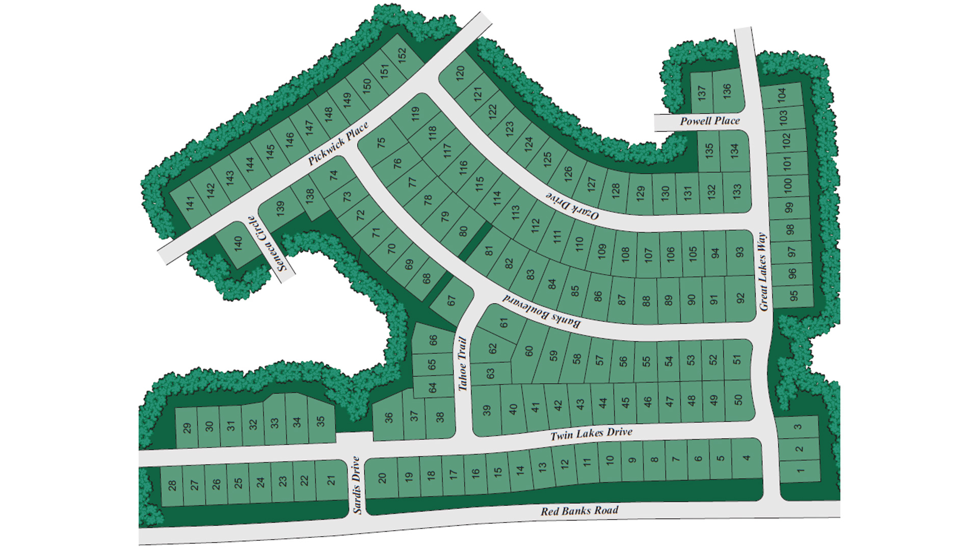 Static Lot Map