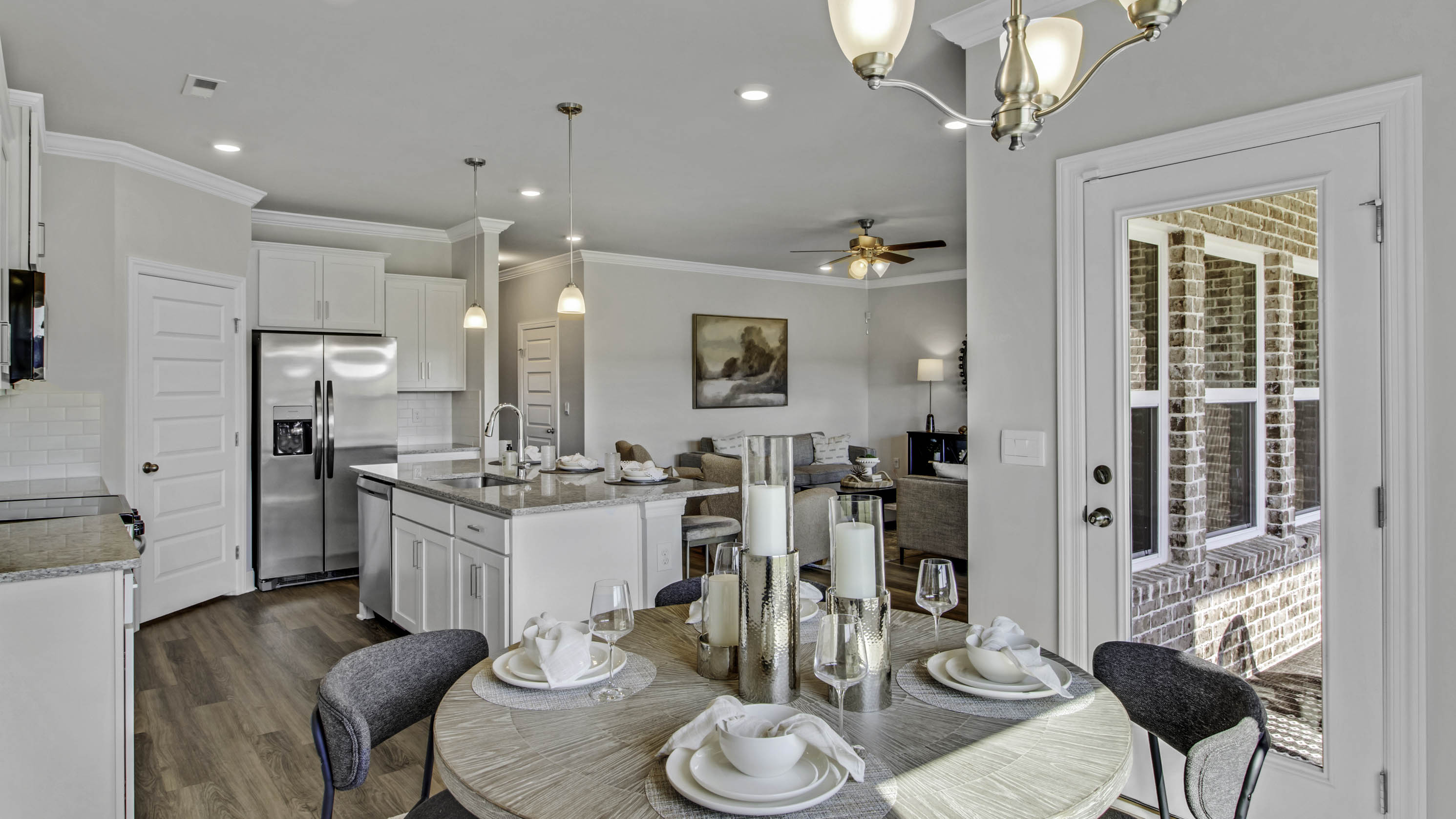 Dining room overlooking all the other main living areas